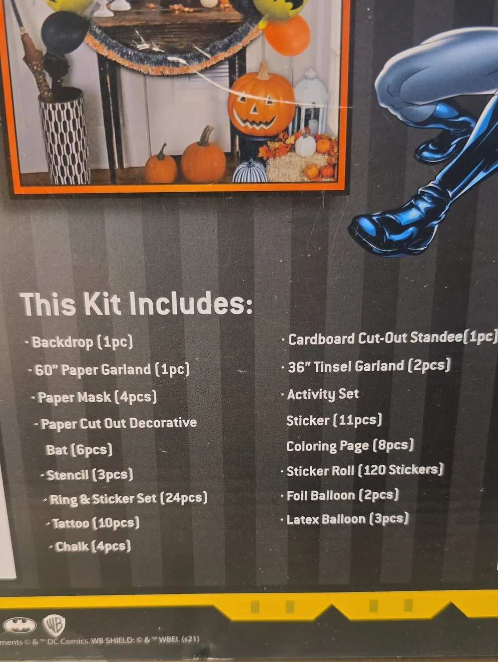 DC Batman Trunk or Treat Kit - 200 Pieces New